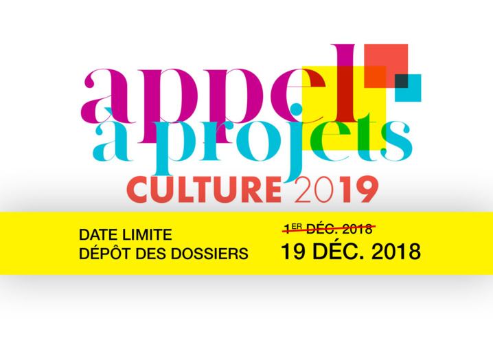 Appel à projets Culture 2019 Appel à projets Culture 2019