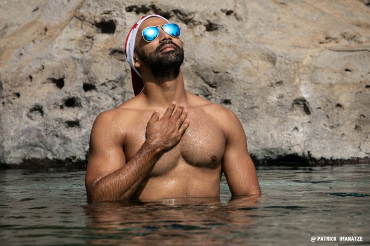 Emmanuel Imanatze, un père Noël très sexy Emmanuel Imanatze, un père Noël très sexy