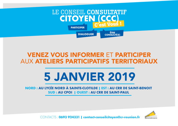 Conseil Consultatif Citoyen, c’est vous ! Conseil Consultatif Citoyen, c’est vous !