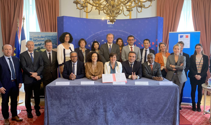 Cambaie Ecocité : signature d’un Contrat de Transition Ecologique (CTE) entre la Région Réunion, l’Etat, le TCO, et le Département de La Réunion