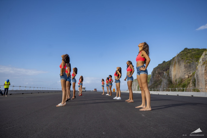Les candidates de Miss Réunion sur la NRL
