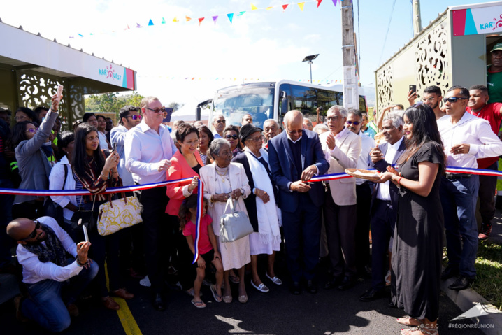 Inauguration du pôle d’échange de la Saline les Hauts Inauguration du pôle d’échange de la Saline les Hauts