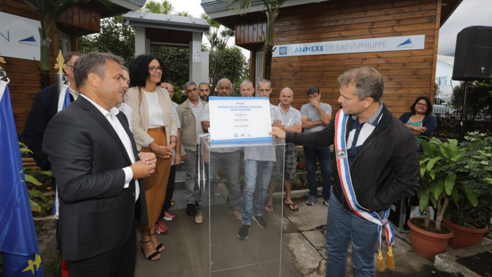 Inauguration de l'annexe de proximité de la Région Réunion à Saint-Philippe Inauguration de l'annexe de proximité de la Région Réunion à Saint-Philippe