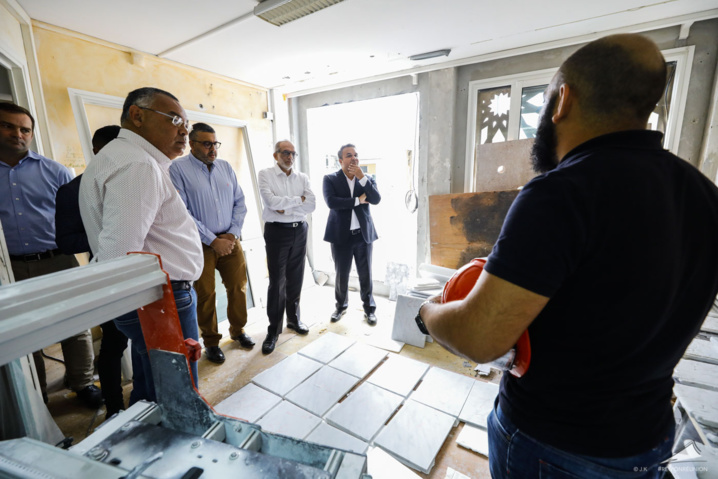 Visite de chantier de la Grande Mosquée de Saint Denis Visite de chantier de la Grande Mosquée de Saint Denis