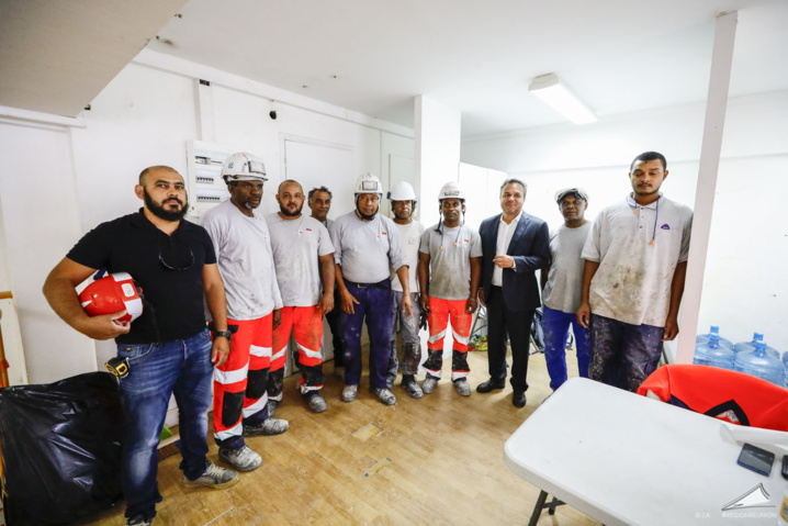 Visite de chantier de la Grande Mosquée de Saint Denis Visite de chantier de la Grande Mosquée de Saint Denis