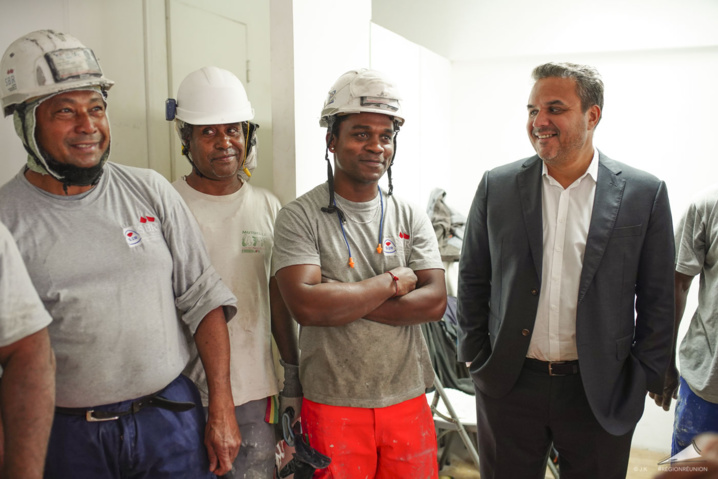 Visite de chantier de la Grande Mosquée de Saint Denis Visite de chantier de la Grande Mosquée de Saint Denis