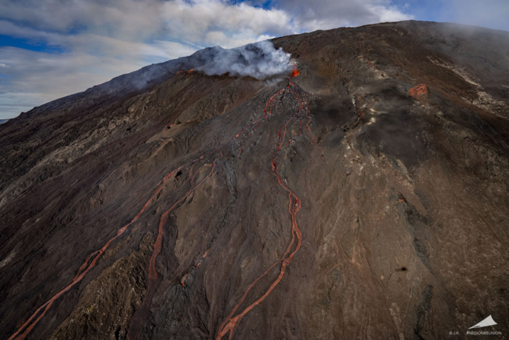 Le Piton de la Fournaise - 1ère éruption de l’année 2020