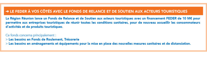Plan Régional de Soutien exceptionnel : relancer l’activité économique et le tourisme Plan Régional de Soutien exceptionnel : relancer l’activité économique et le tourisme