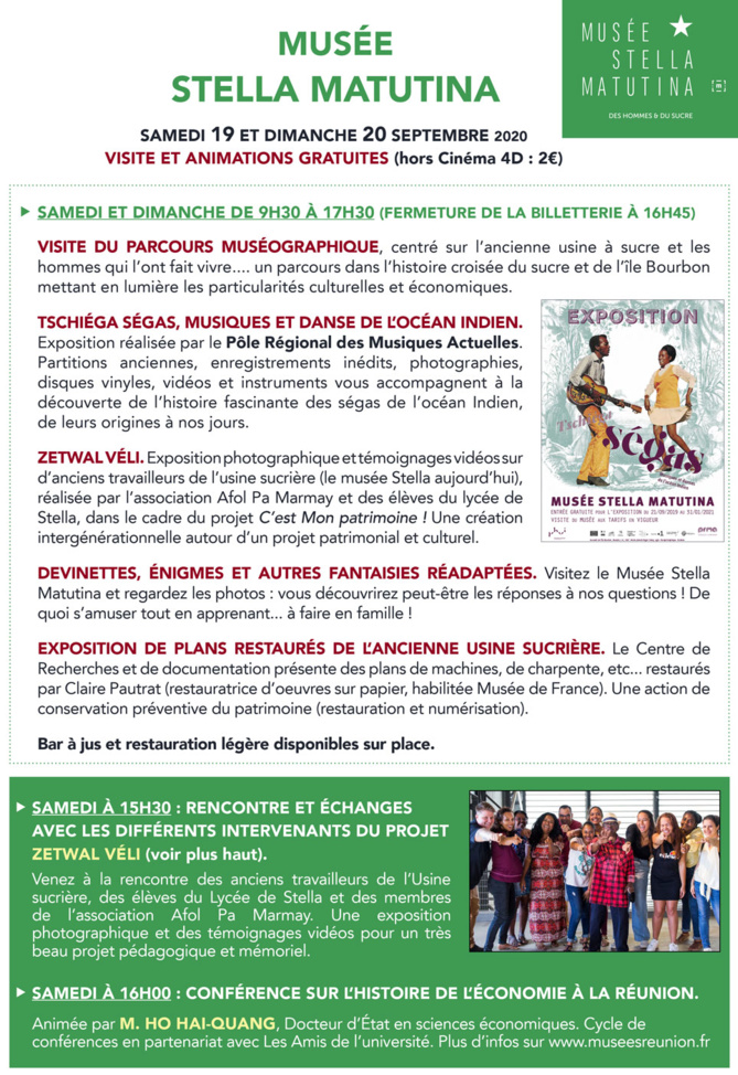 Les Journées européennes du patrimoine 2020 Les Journées européennes du patrimoine 2020