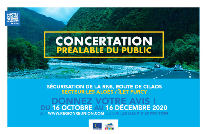Sécurisation de la RN5, route de Cilaos - Concertation préalable