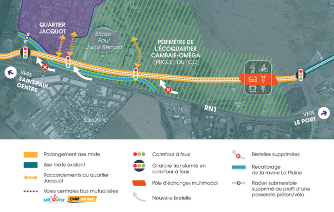 Lancement de la concertation préalable : Prolongement de l’axe mixte - Boulevard de Cambaie - Saint-Paul Lancement de la concertation préalable : Prolongement de l’axe mixte - Boulevard de Cambaie - Saint-Paul