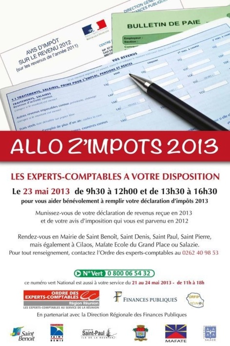 ALLO Z'IMPOTS 2013, dans les hauts comme dans les bas!