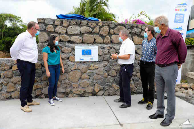 Le pont de la Ravine des Grègues mis en circulation Le pont de la Ravine des Grègues mis en circulation