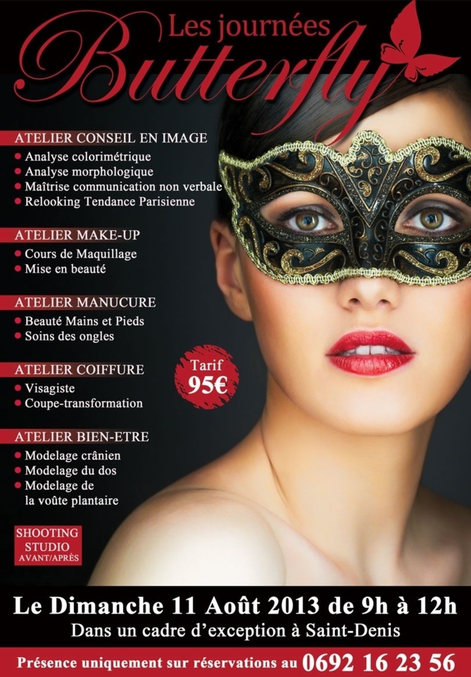 Jouez et gagnez une invitation d'une valeur de 95 euros pour la journée Butterfly