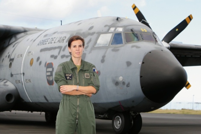 Christelle Gazave commandant de l’Escadron Transport 50