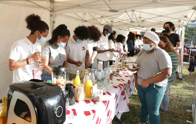 Visite de l’épicerie solidaire du Campus du Moufia Visite de l’épicerie solidaire du Campus du Moufia