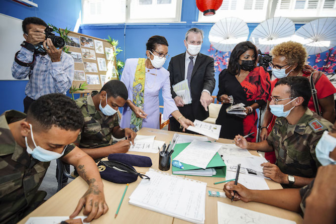 Visite au RSMA dans le cadre des Journées Nationales d’Action contre l’Illettrisme 2021 (JNAI) Visite au RSMA dans le cadre des Journées Nationales d’Action contre l’Illettrisme 2021 (JNAI)