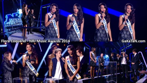 Miss France aux NRJ Music Awards...