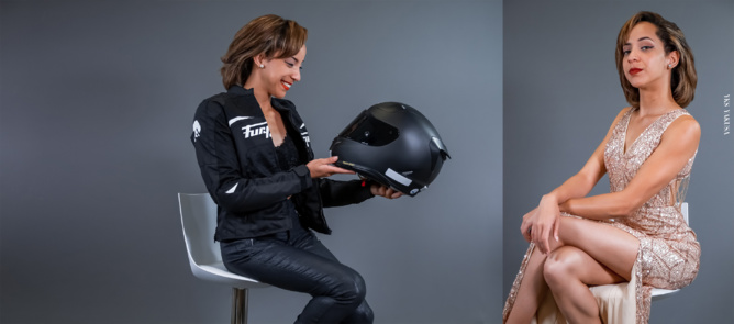 Anaëlle Gévia: judoka, motarde et tellement féminine Anaëlle Gévia: judoka, motarde et tellement féminine