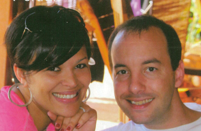 Emilie et son mari, Laurent loyher, pilote de chasse Emilie et son mari, Laurent loyher, pilote de chasse