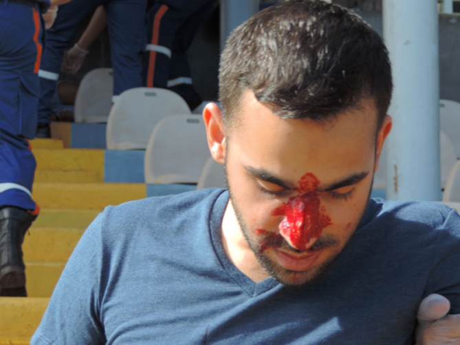 Catastrophe au Stade de La Redoute... Un exercice grandeur nature Catastrophe au Stade de La Redoute... Un exercice grandeur nature