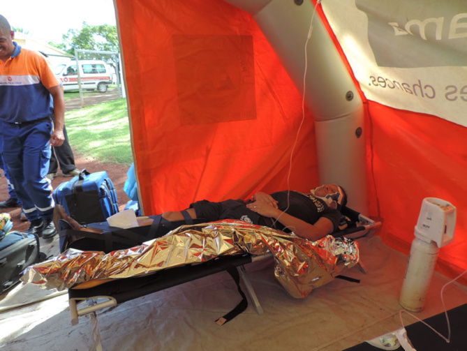 Catastrophe au Stade de La Redoute... Un exercice grandeur nature Catastrophe au Stade de La Redoute... Un exercice grandeur nature