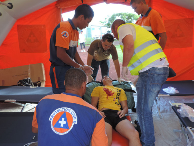 Catastrophe au Stade de La Redoute... Un exercice grandeur nature Catastrophe au Stade de La Redoute... Un exercice grandeur nature