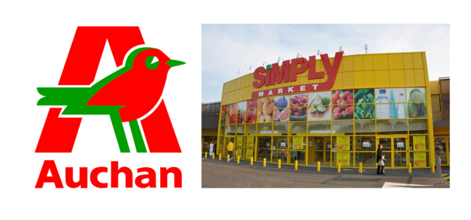 Auchan et Simply Market en place