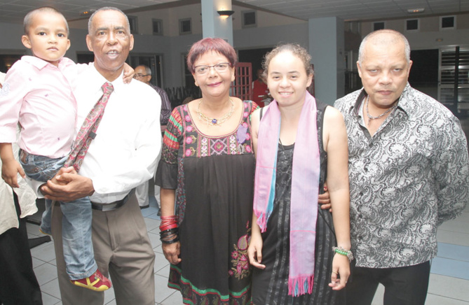 Osman et Rabia Badat, et Thierry Terret, Freddy Dambreville Osman et Rabia Badat, et Thierry Terret, Freddy Dambreville