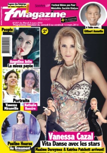A la Une cette semaine : La belle et grande Vanessa Cazal A la Une cette semaine : La belle et grande Vanessa Cazal