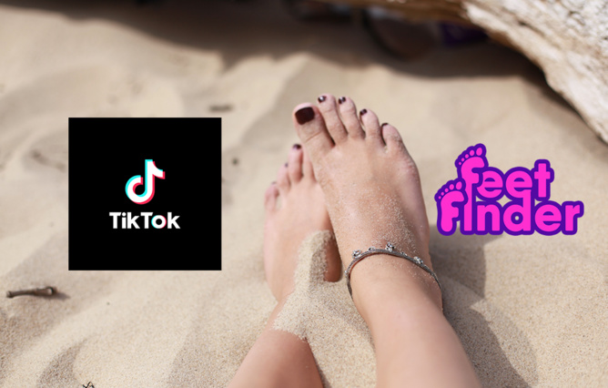 Ces vidéos d'un site de fétichisme des pieds qui deviennent virales sur TikTok