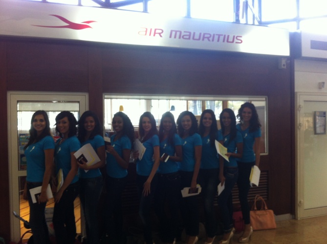LES CANDIDATES MISS REUNION 2014 SUR LE DEPART LES CANDIDATES MISS REUNION 2014 SUR LE DEPART