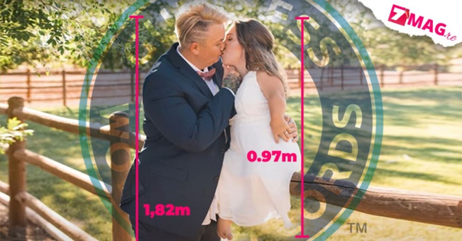 Ce couple a le record du monde de différence de taille Ce couple a le record du monde de différence de taille