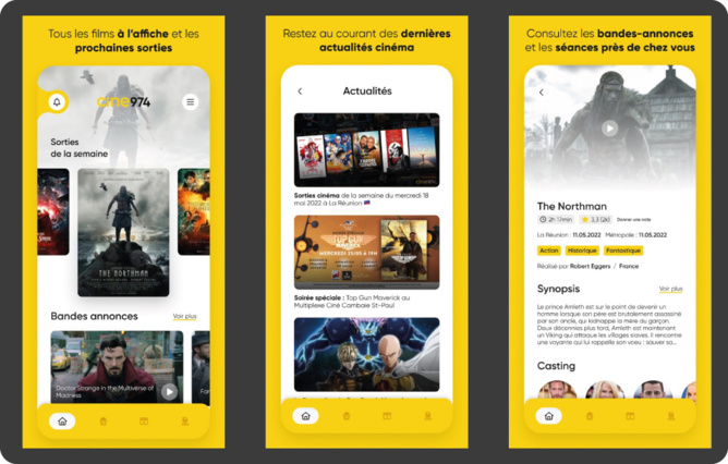 Ciné974 : une application pour les cinéphiles Ciné974 : une application pour les cinéphiles