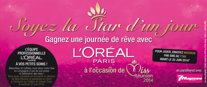 2 PASS VIP A GAGNER POUR MISS REUNION 2 PASS VIP A GAGNER POUR MISS REUNION