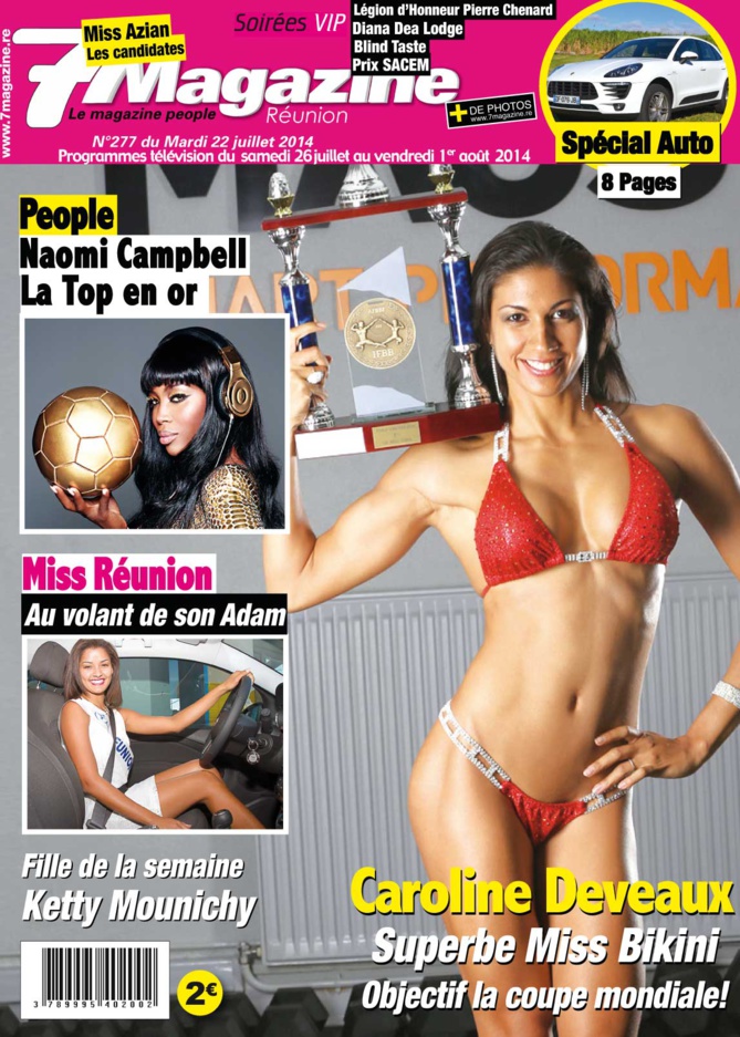 Caroline Deveaux, superbe Miss Bikini. Objectif la coupe Mondiale!