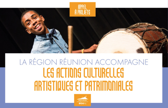 Appel à Projets - La Région Réunion accompagne les actions culturelles artistiques et patrimoniales