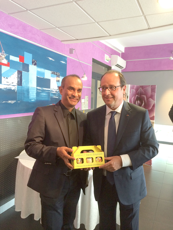 Gérard Rangama a rencontré François Hollande