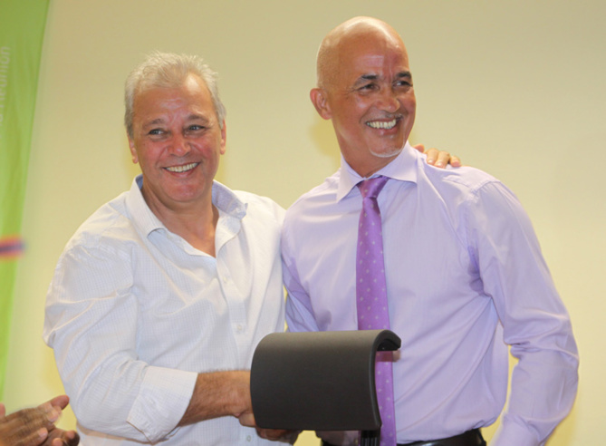 Manifestement le courant passe entre l'ancien et le nouveau président de la CINOR