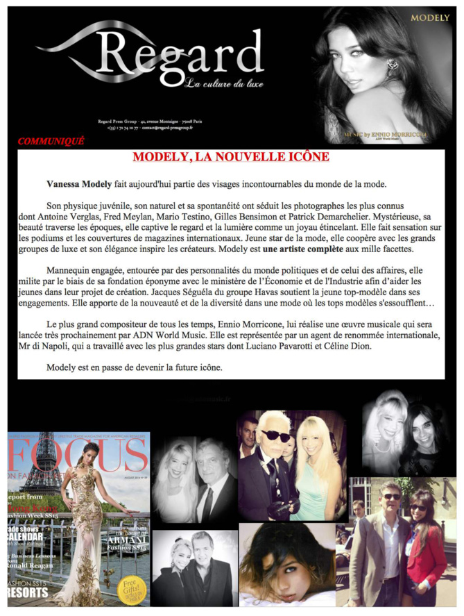 Vanessa Modely en Une de Focus Vanessa Modely en Une de Focus