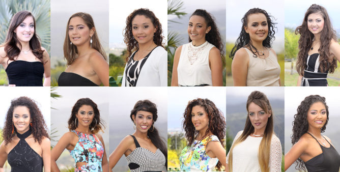 Miss Ville du Tampon 2014. Les 12 candidates
