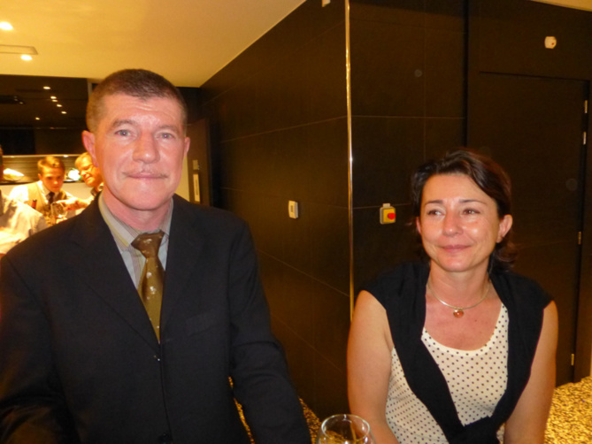 Marcelino Burel, président de l'Ordre des Experts Comptables de La Réunion et Sophie Desmodt, secrétaire générale de l'Ordre