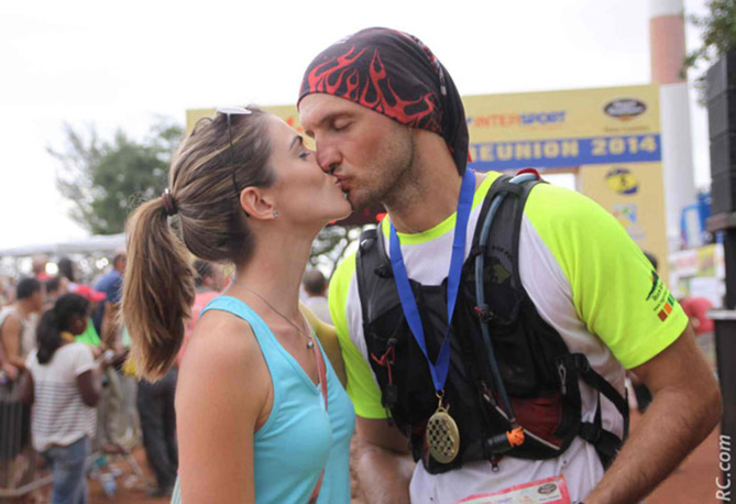 Big bisou à l'issue des 173 km... Big bisou à l'issue des 173 km...