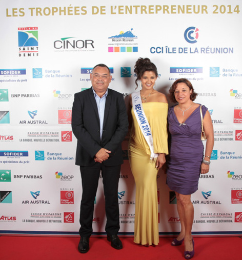 Bernard Picardo, président de la Chambre des Métiers et son épouse, entourent Ingreed Mercredi Bernard Picardo, président de la Chambre des Métiers et son épouse, entourent Ingreed Mercredi