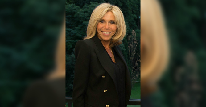 Brigitte Macron, License Wikimedia commons Brigitte Macron, License Wikimedia commons