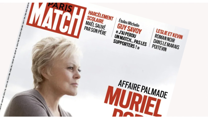 Muriel Robin dénonce la Une de Paris Match Muriel Robin dénonce la Une de Paris Match