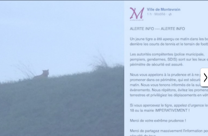 Capture d'écran Facebook