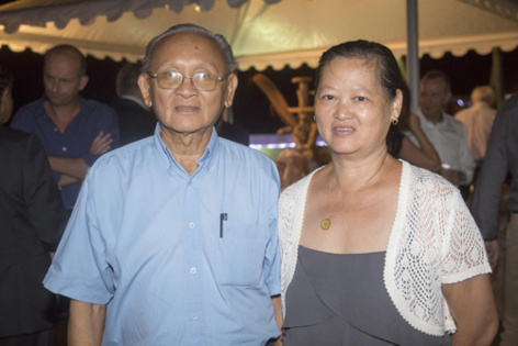 Michel Chane-Poo-Chun, mémorialiste, et son épouse Lilianne Michel Chane-Poo-Chun, mémorialiste, et son épouse Lilianne