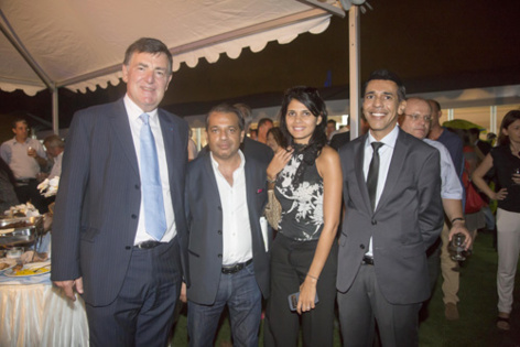 Jean-Pierre Philibert, Samia Karam, et Younous Omarjee Jean-Pierre Philibert, Samia Karam, et Younous Omarjee