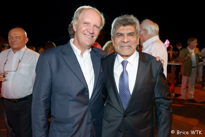 Bertrand Guillot et Adam Ravate, directeur des Etablissements Ravate Bertrand Guillot et Adam Ravate, directeur des Etablissements Ravate